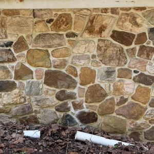 After foundation wall repair