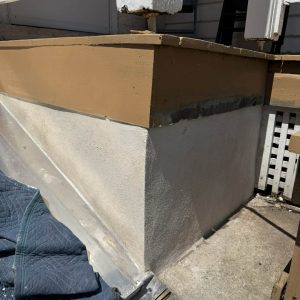 After masonry repair